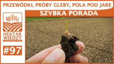 Photo of PRZEWÓDKI, PRÓBY GLEBY, POLA POD JARE. | SZYBKA PORADA #97
