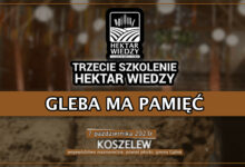 Photo of Trzecie Szkolenie Hektar Wiedzy – Gleba ma pamięć | 7 października